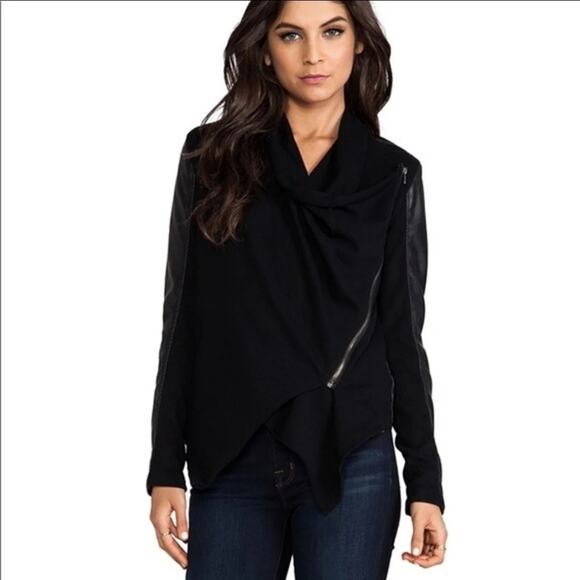 Blank NYC Private Practice Asymmetrical Zip Jacket - Picture 1 of 9